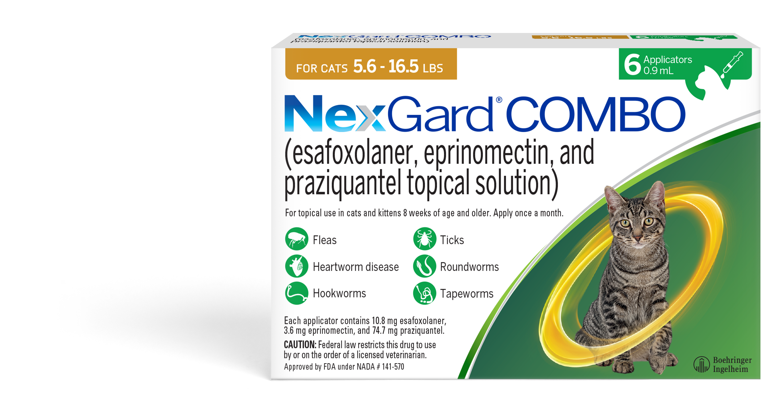 Nexgard Combo Packshot for the review section
