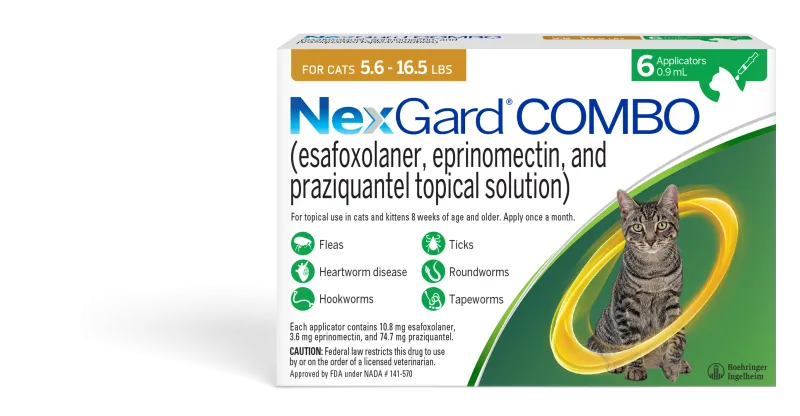 Nexgard Combo Packshot for the review section